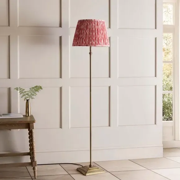 Leila Floor Lamp - Coral, Polyester-Cotton product
