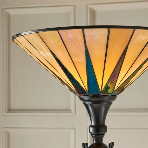 Samuel Uplighter Floor Lamp - Iridescent Glass alternate view