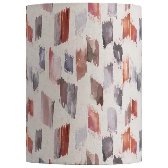 Arwen Cylinder Lamp Shade - Scarlet Red, Woven alternate view