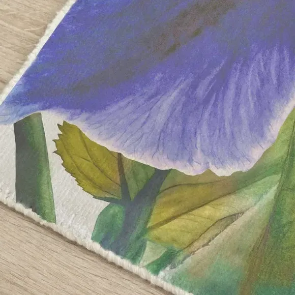 Darwen Cornflower Rug - Blue, Wool alternate view