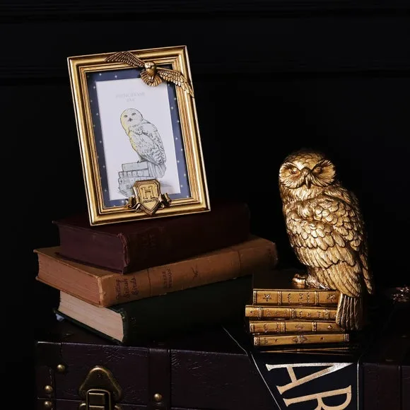 Harry Potter Hedwig Photo Frame - Gold, Resin product