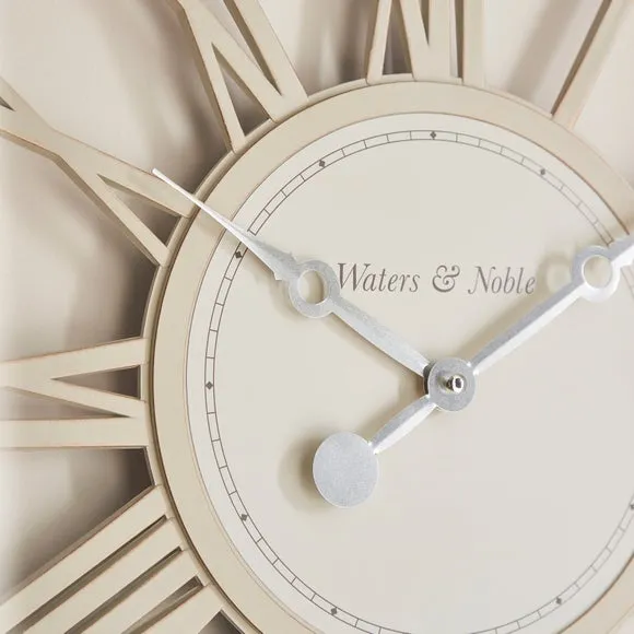 Numeral Round Wall Clock - White alternate view