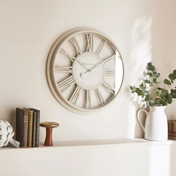 Numeral Round Wall Clock - White product
