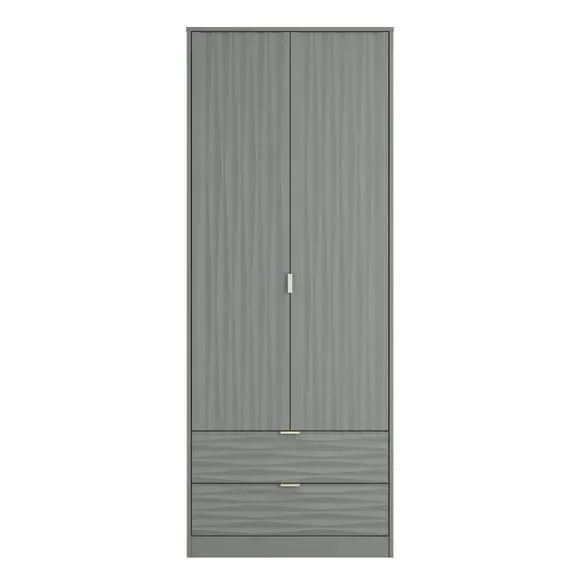 Tuxford Double Wardrobe - Dusk Grey alternate view