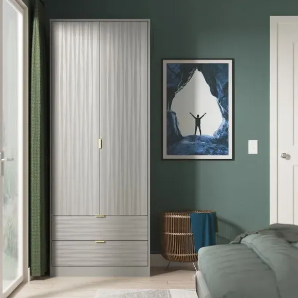 Tuxford Double Wardrobe - Dusk Grey product