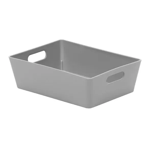 Studio Plastic Storage Basket - Grey product