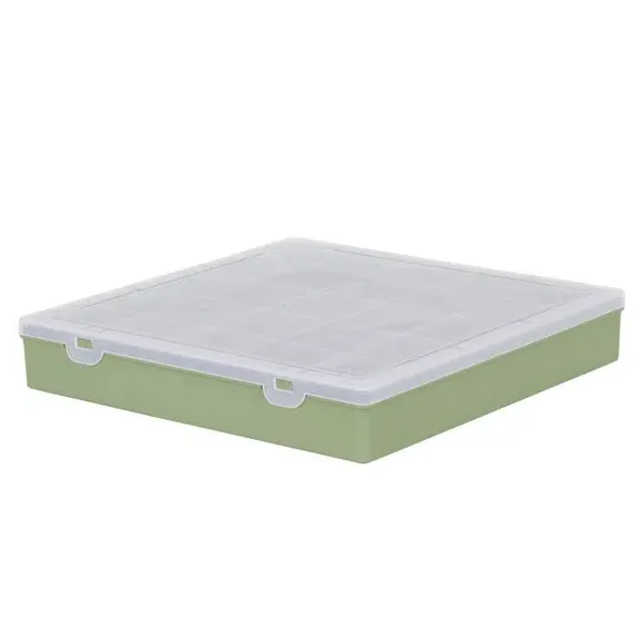 Wham 25-Compartment Square Organiser Box - Green alternate view