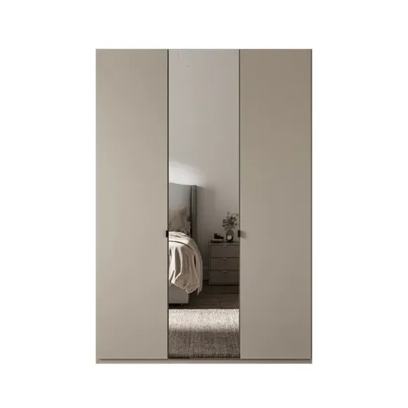 3-Door Mirrored Wardrobe - Pebble by Dunelm, alternate view