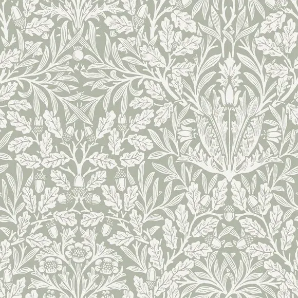 Acorn Floral Wallpaper - Sage alternate view