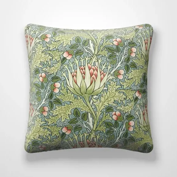 Artichoke Cushion Cover - Sage, Cotton alternate view