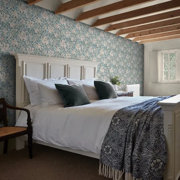 Honeysuckle Dusk Wallpaper - Blue product