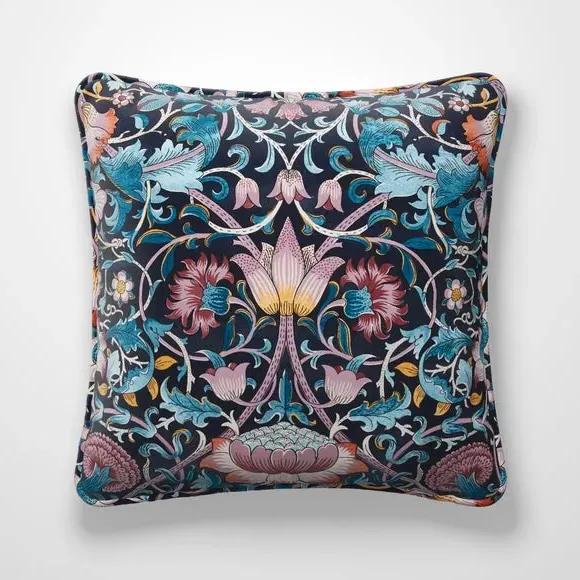 Lodden Cushion Cover - Dewberry, Velvet by Dunelm, image 2