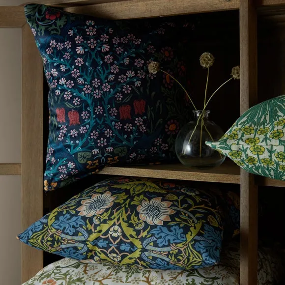 Lodden Cushion Cover - Dewberry, Velvet by Dunelm, image 5