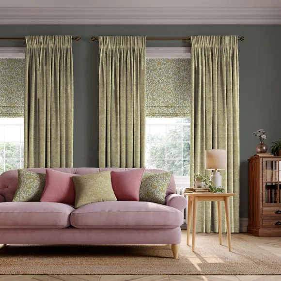 Made to Measure Curtains - Wheat, Cotton by Dunelm, image 2