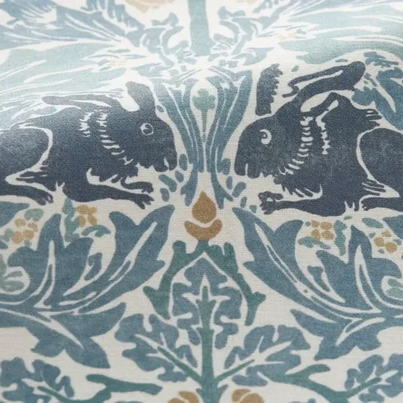 Made to Measure Roman Blind - Aqua, Cotton alternate view