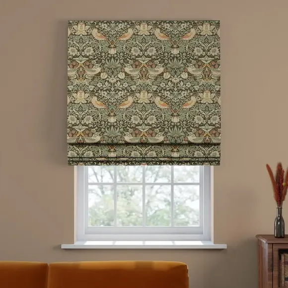Made to Measure Roman Blind - Clay, Cotton by Dunelm, image 4