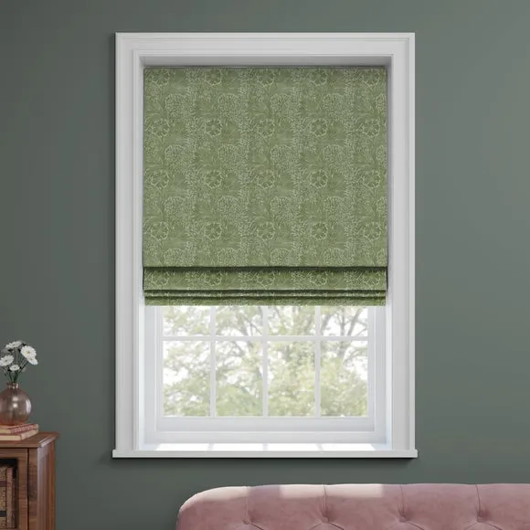 Made to Measure Roman Blind - Fennel, Cotton by Dunelm, image 3