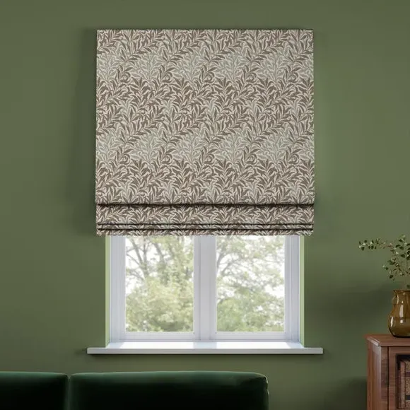 Made to Measure Roman Blind - Flax, Fabric by Dunelm, image 4