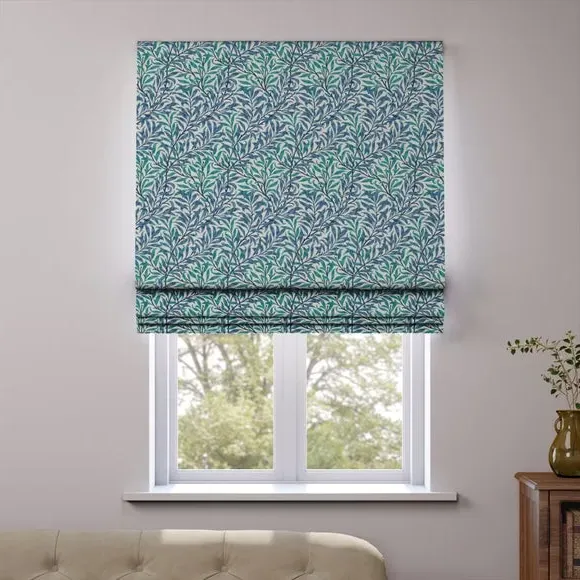 Made to Measure Roman Blind - Ink, Fabric by Dunelm, image 4
