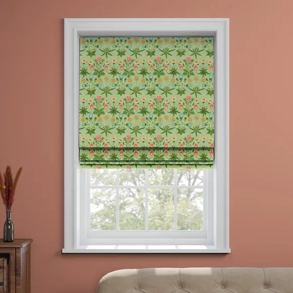 Made to Measure Roman Blind - Leaf, Embroidered by Dunelm, image 3