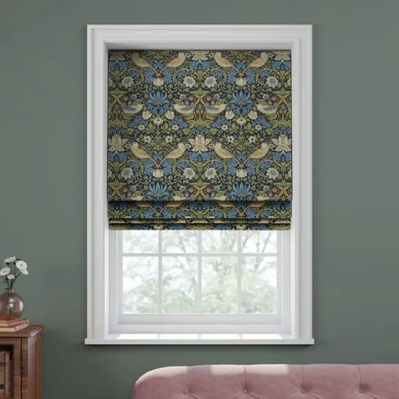 Made to Measure Roman Blind - Midnight, Cotton by Dunelm, image 3