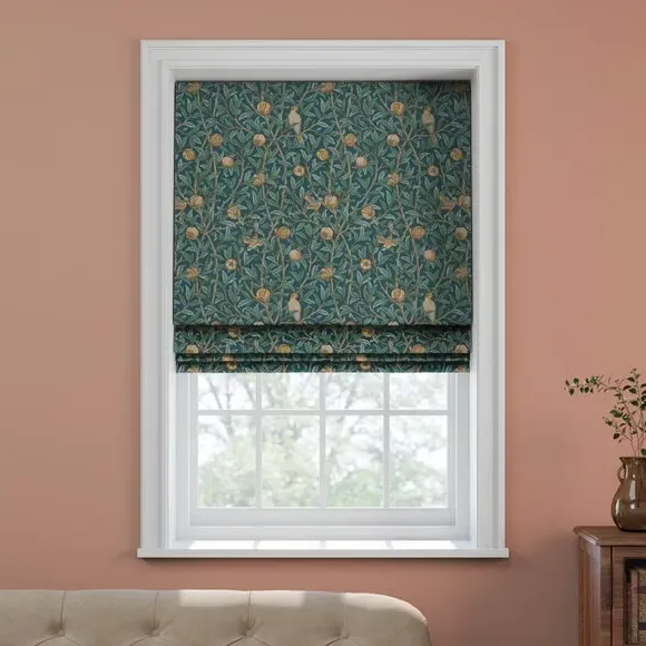 Made to Measure Roman Blind - Teal by Dunelm, image 3