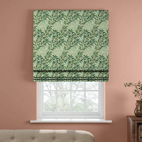 Made to Measure Roman Blind - Teal, Fabric by Dunelm, image 4