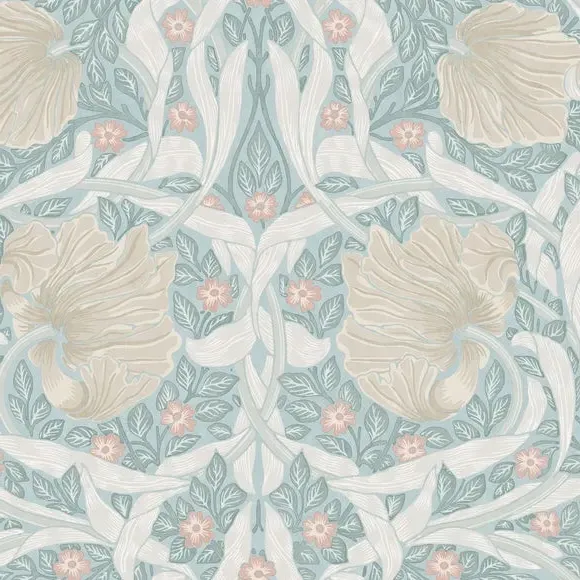 Pimpernel Ocean Wallpaper - Blue alternate view