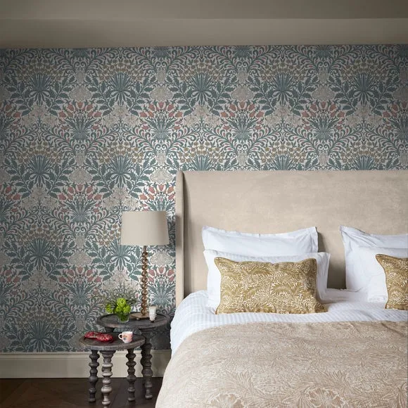 William Morris Garden Wallpaper - Dusty Blue product