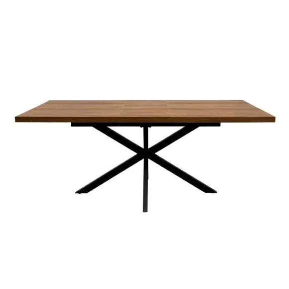 Extendable Dining Table - Dark Oak, Melamine alternate view