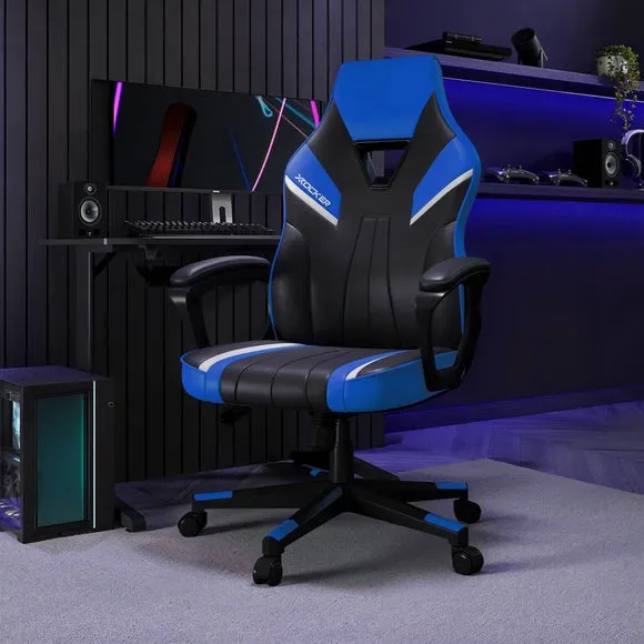 Tempest Gaming Chair with Ergonomic Mid-Back - Blue product