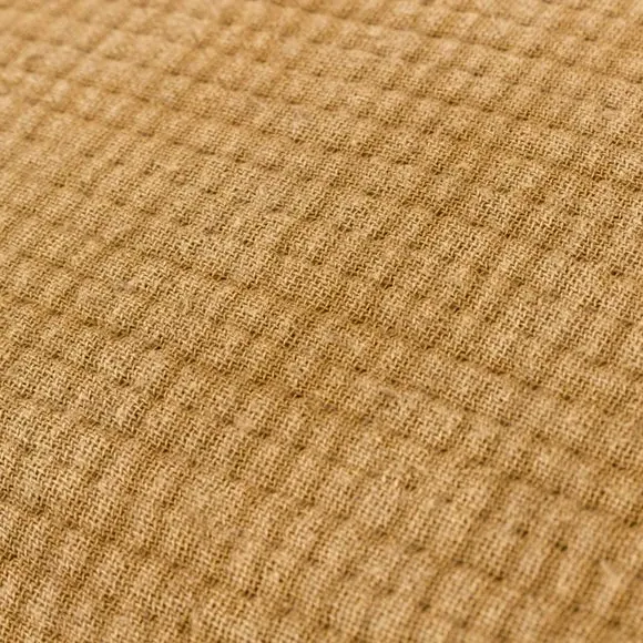 Rectangular Cushion Reversible - Honey, Cotton alternate view