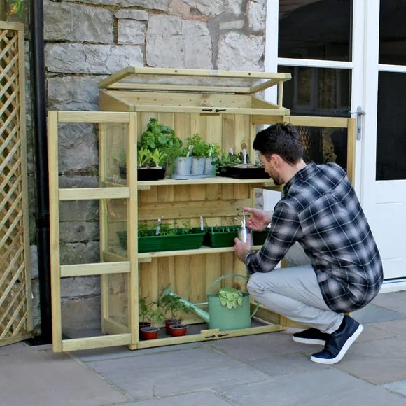 Compact Botanical Greenhouse - Natural, Softwood product