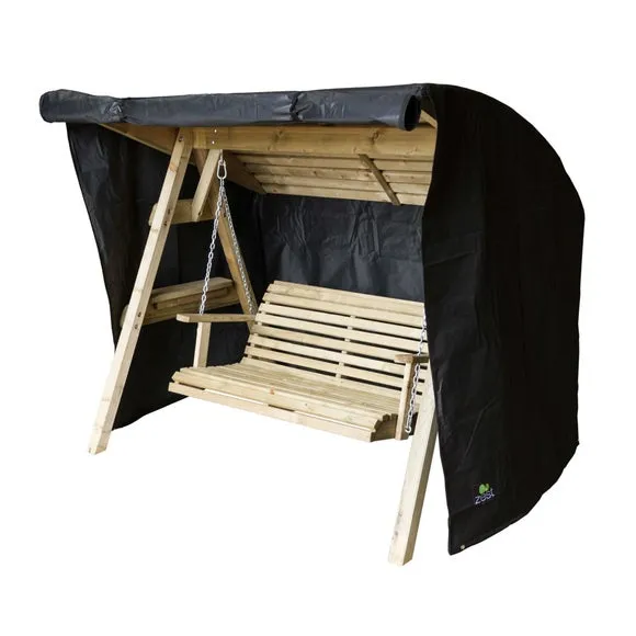 Miami 2 Seat Swing Cover - Black, PVC Polyester product