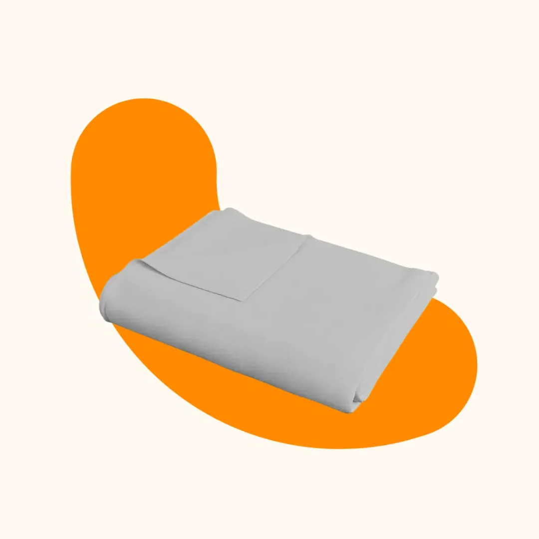 Hug Single Weighted Blanket with Bamboo Cover - Grey product