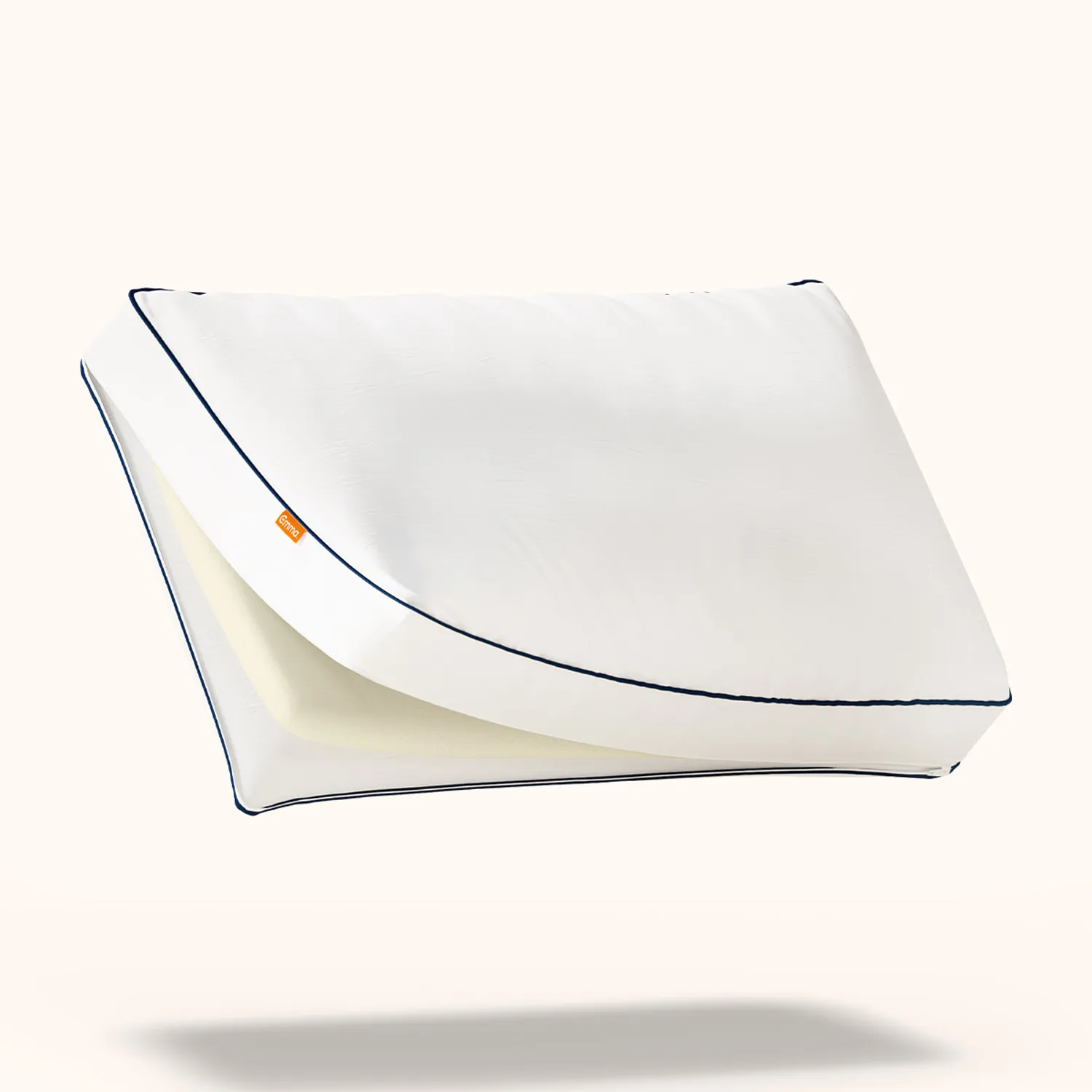 Hybrid Pillow Reversible with Memory Foam - White product