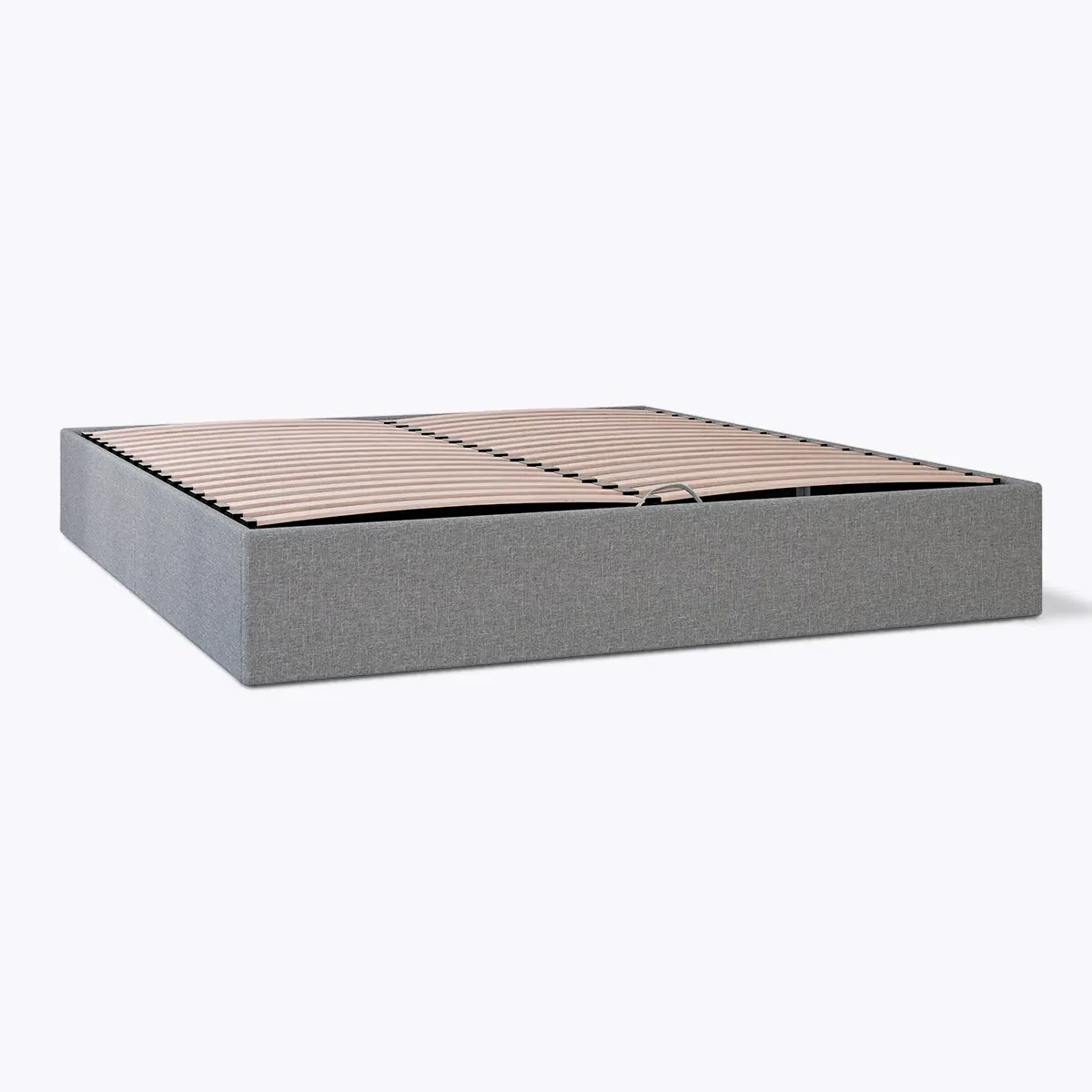 King Size Ottoman Bed with Storage - Dark Grey image