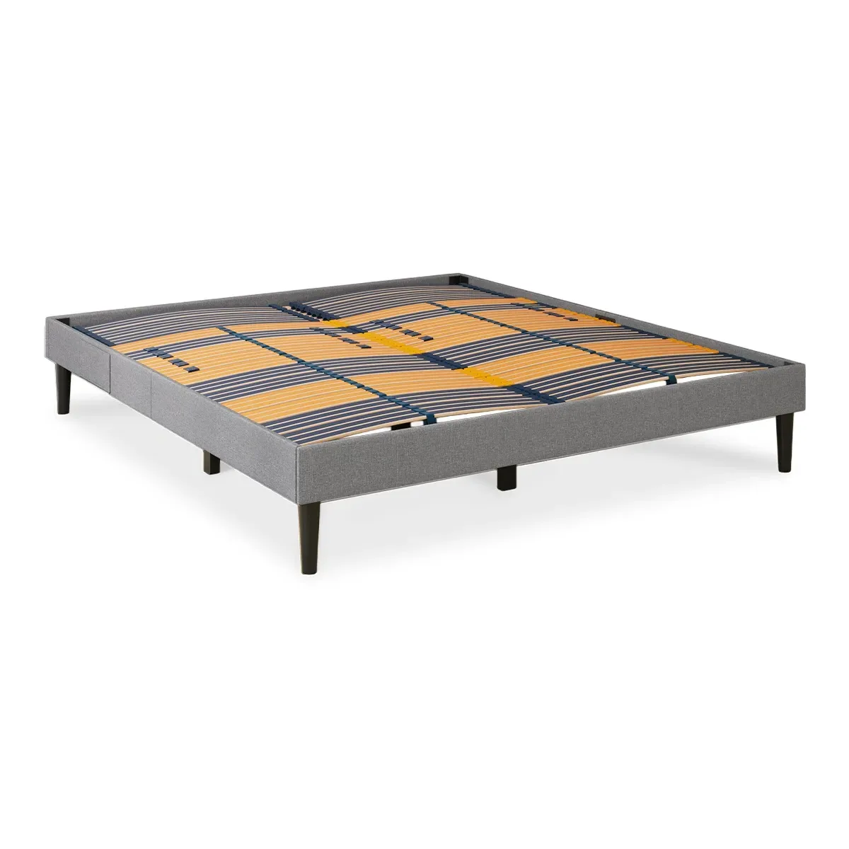 Queen Size Bed Frame - Dark Gray image