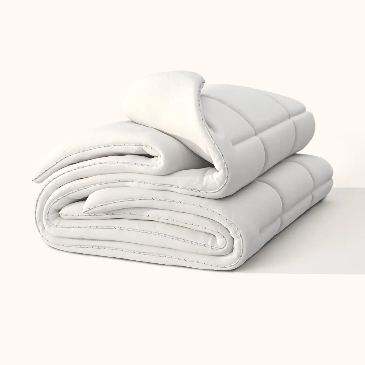 Single Cloud Duvet - White, Microfiber image