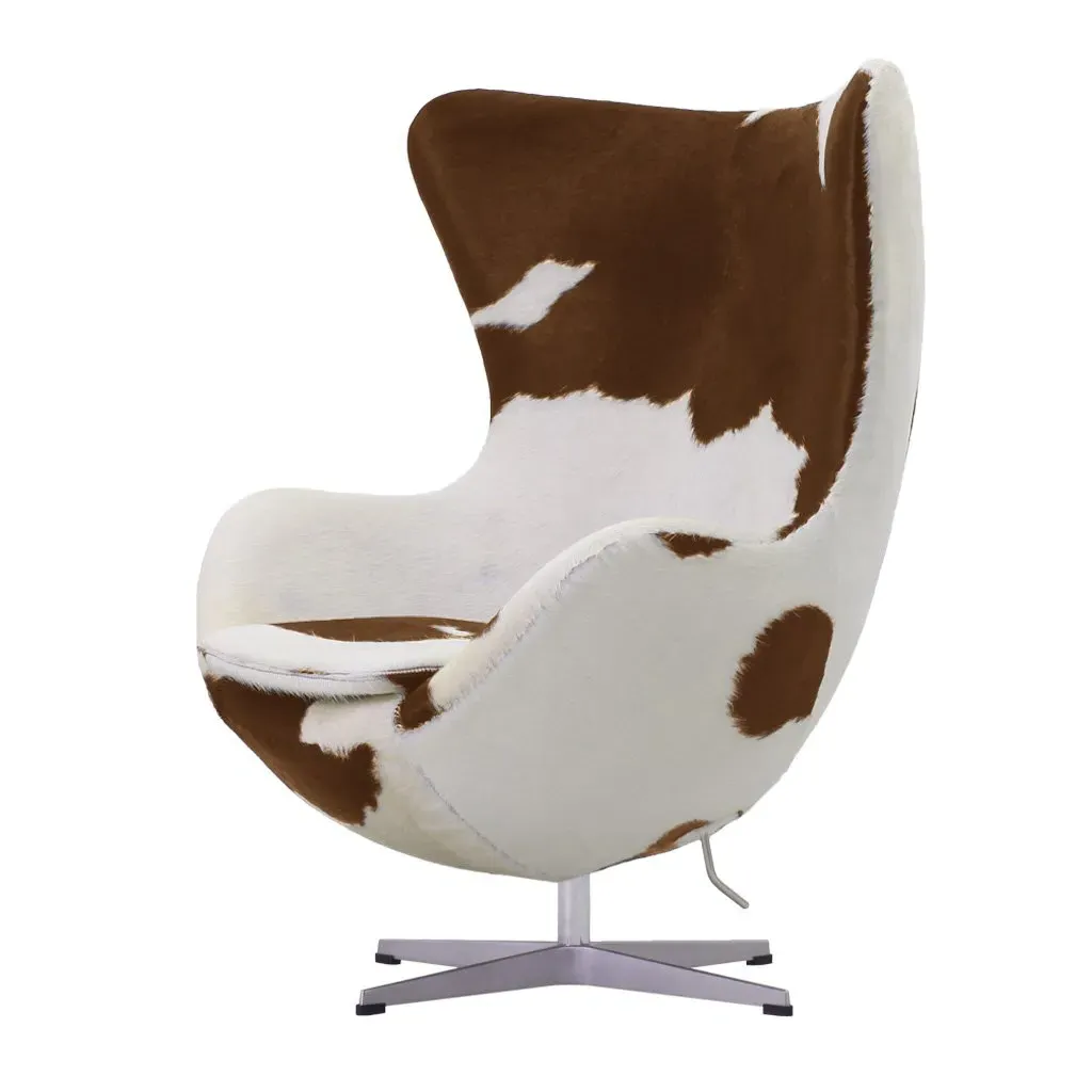 Egg Chair - Brown, Cowhide product