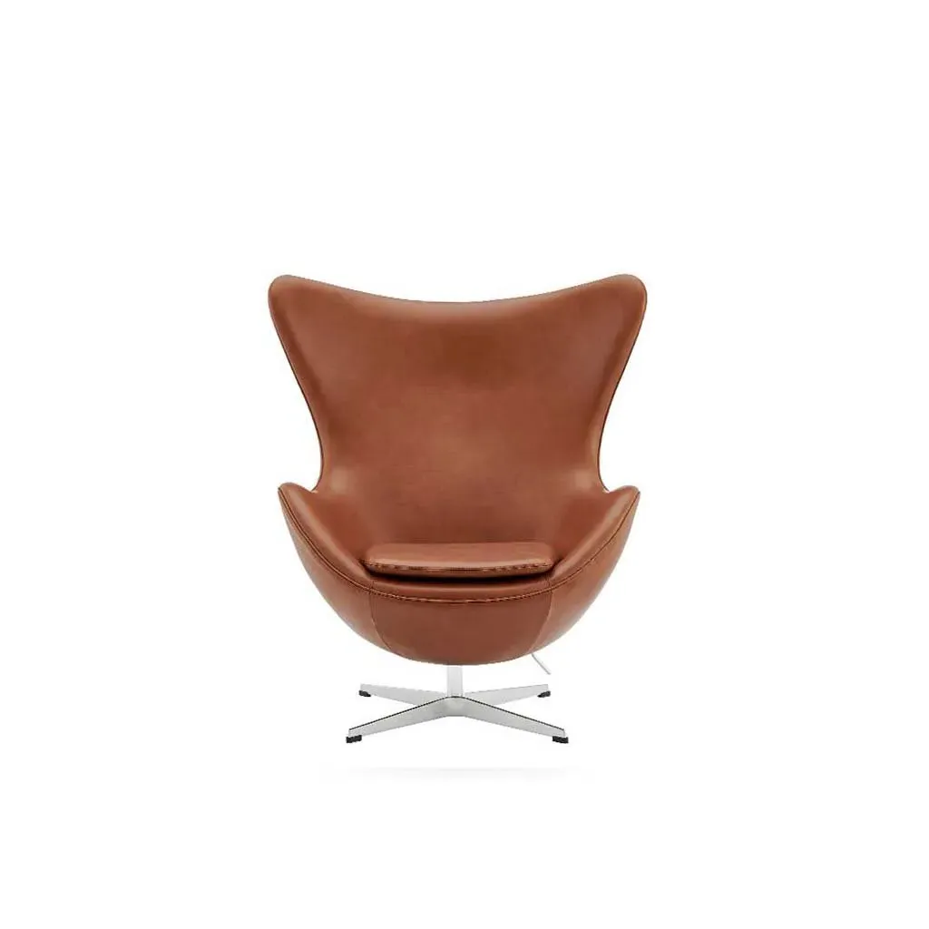 Egg Chair - Distressed Space Blue, Vegan Leather product