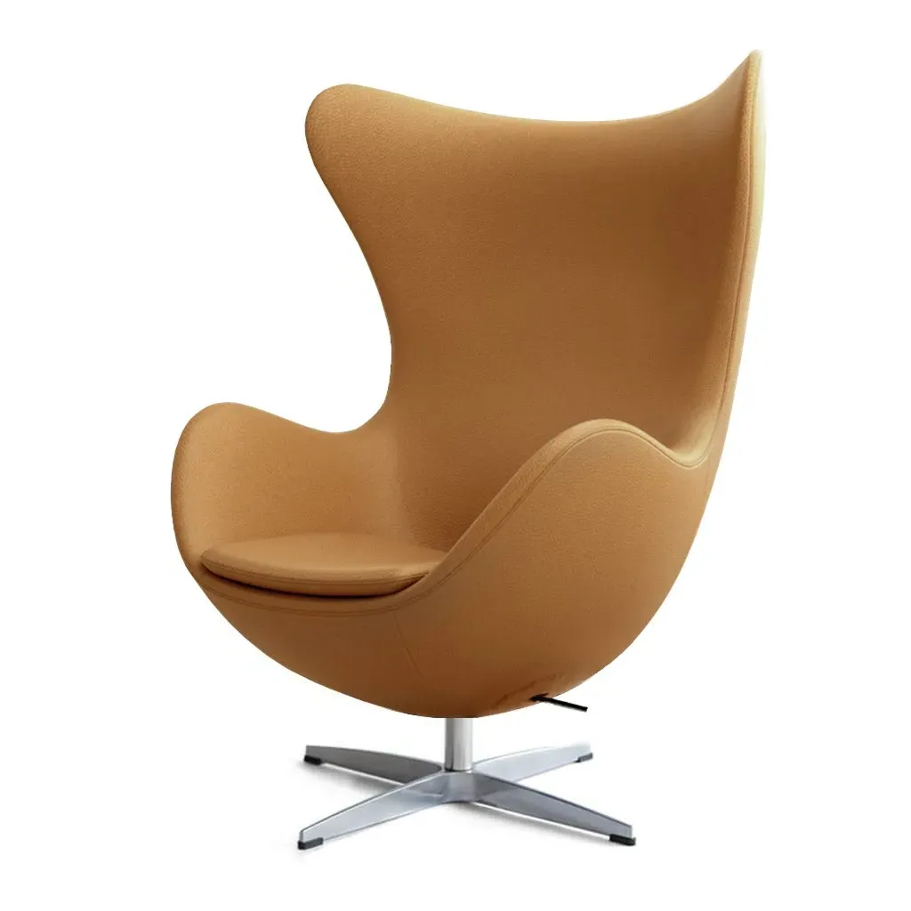 Egg Chair - Tan, Top Grain Leather product