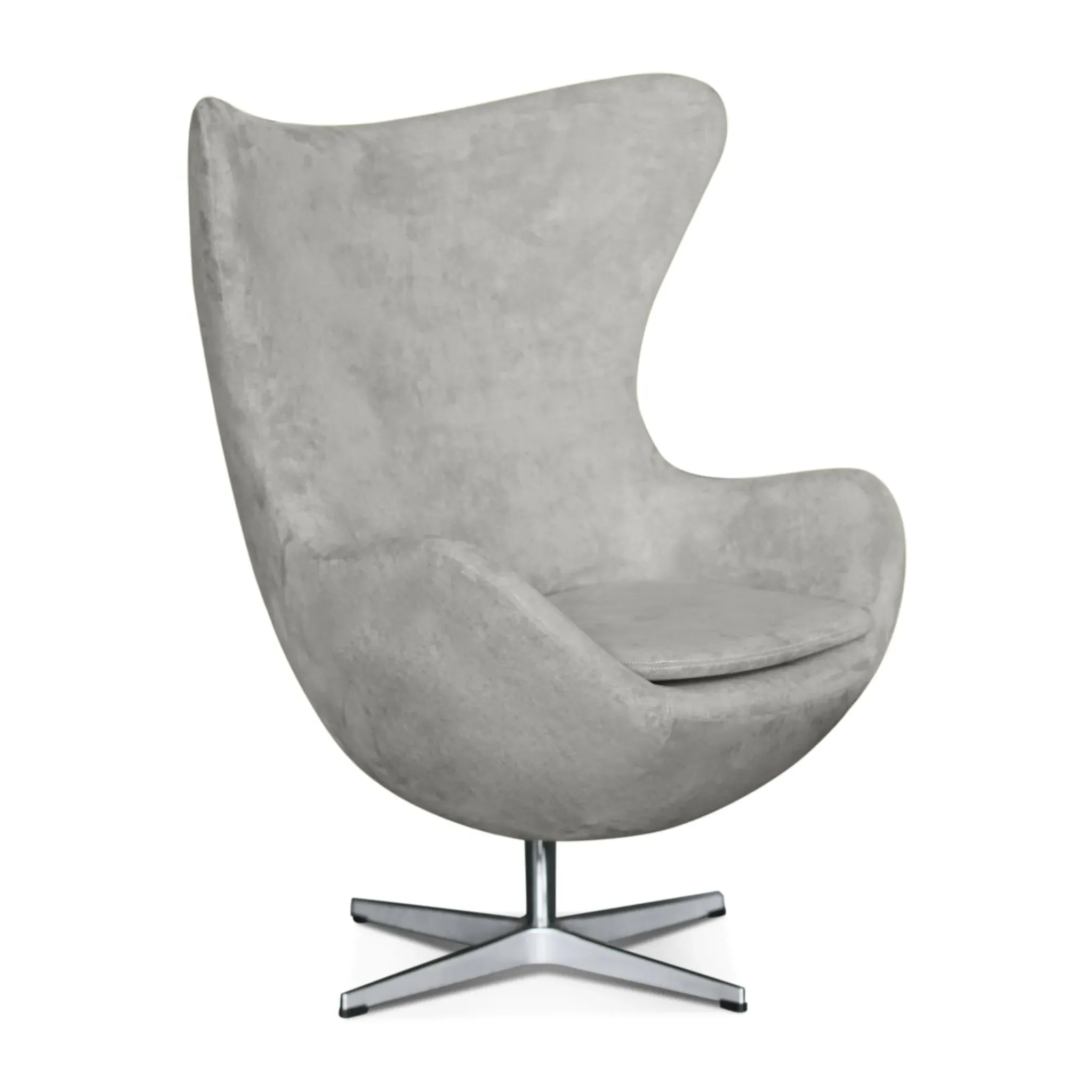Retro Egg Chair - Taupe, Suede product