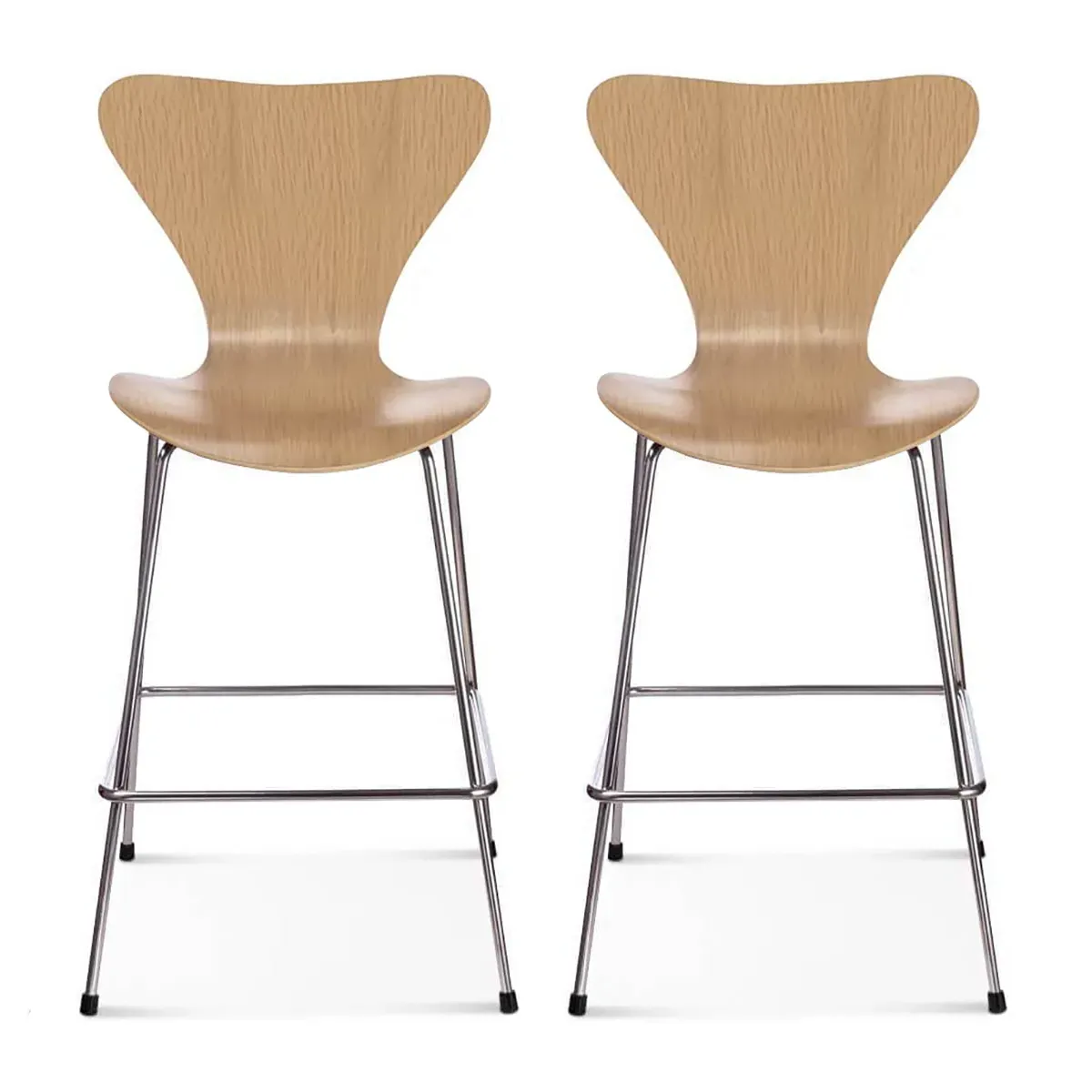 Series 7 Counter Stool - Oak Veneer product