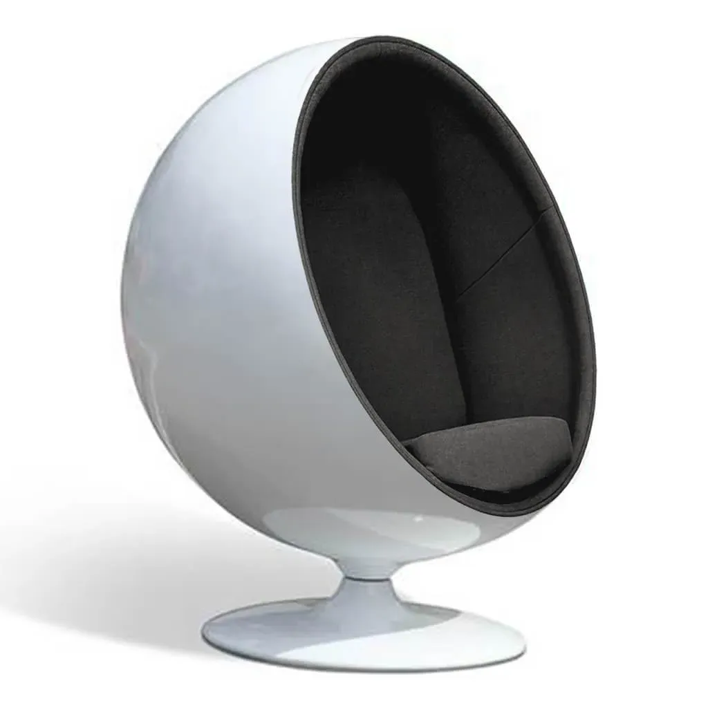 Ball Chair - Charcoal Grey, Boucle Wool product