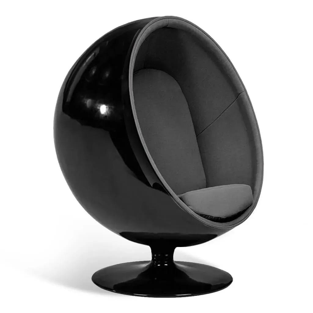Ball Chair - Dark Grey, Fiberglass product