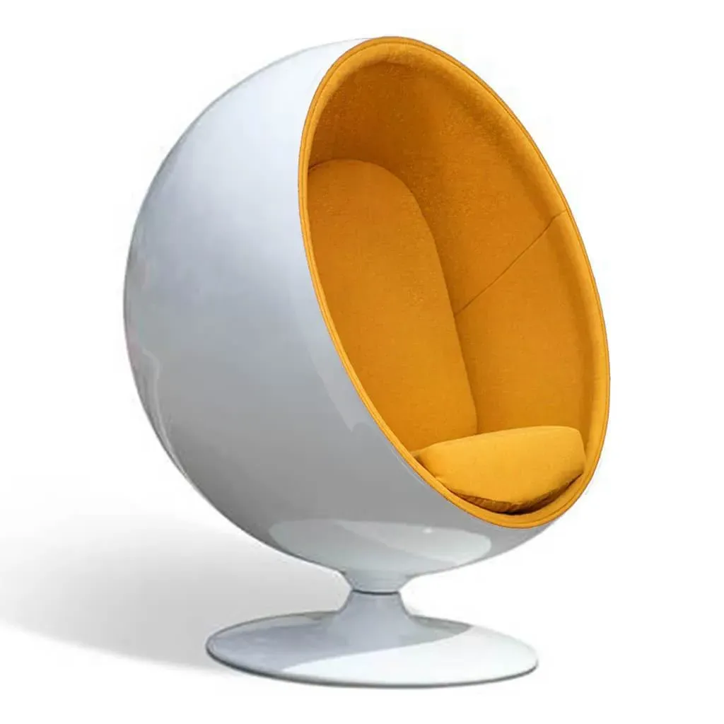 Ball Chair - Yellow, Boucle Wool product