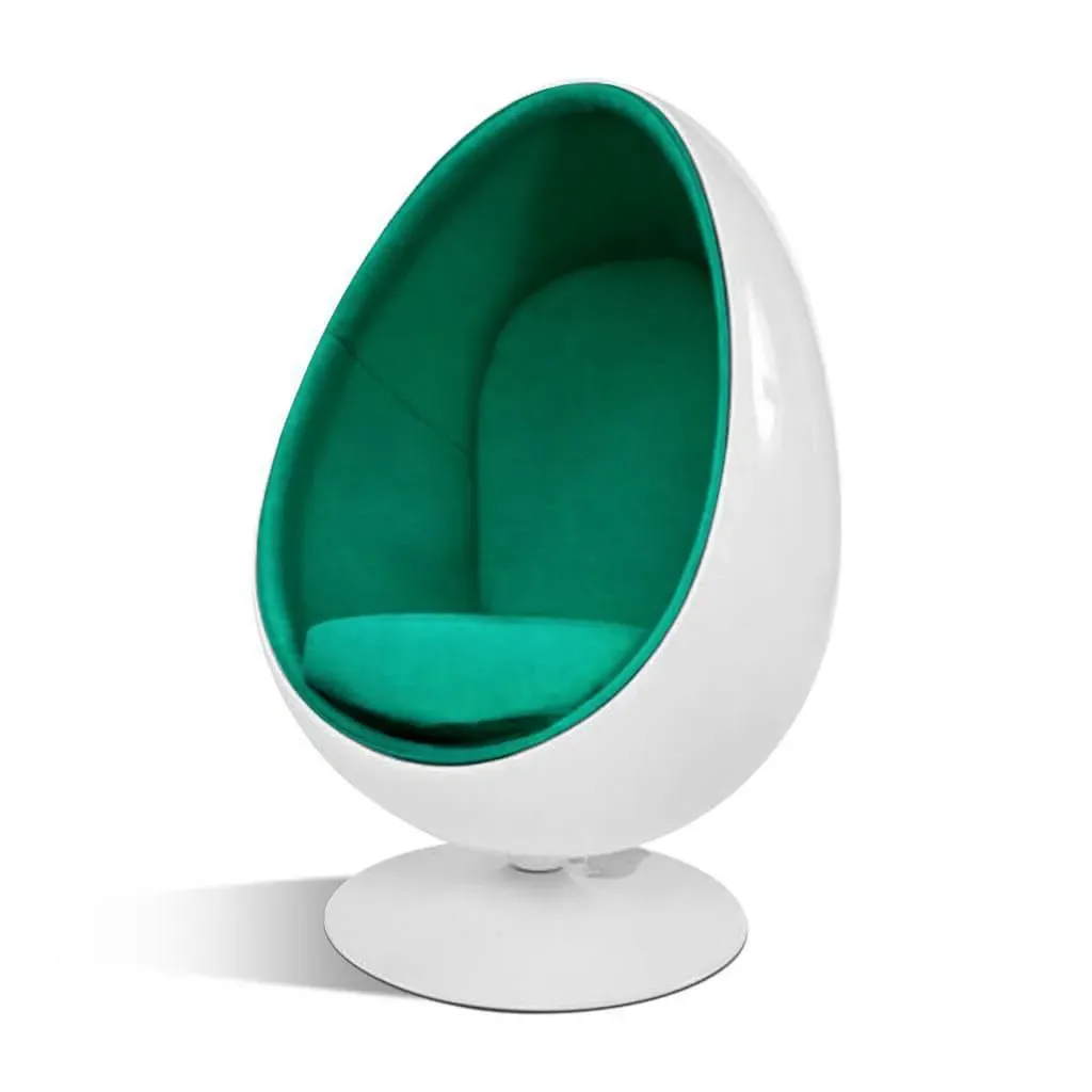 Ovalia Egg Pod Chair - Pine Green, Cashmere product