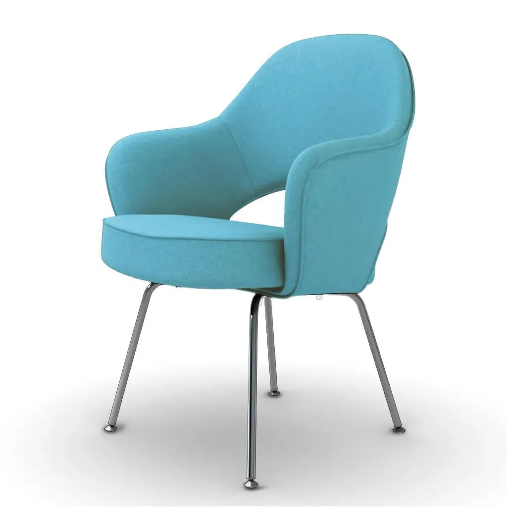 Eternity Saarinen Executive Armchair - Tiffany Blue, Cashmere product