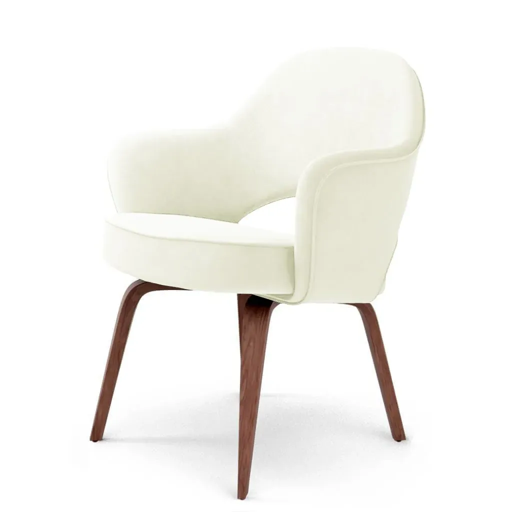 Saarinen Executive Armchair - Alpine White, Velvet product